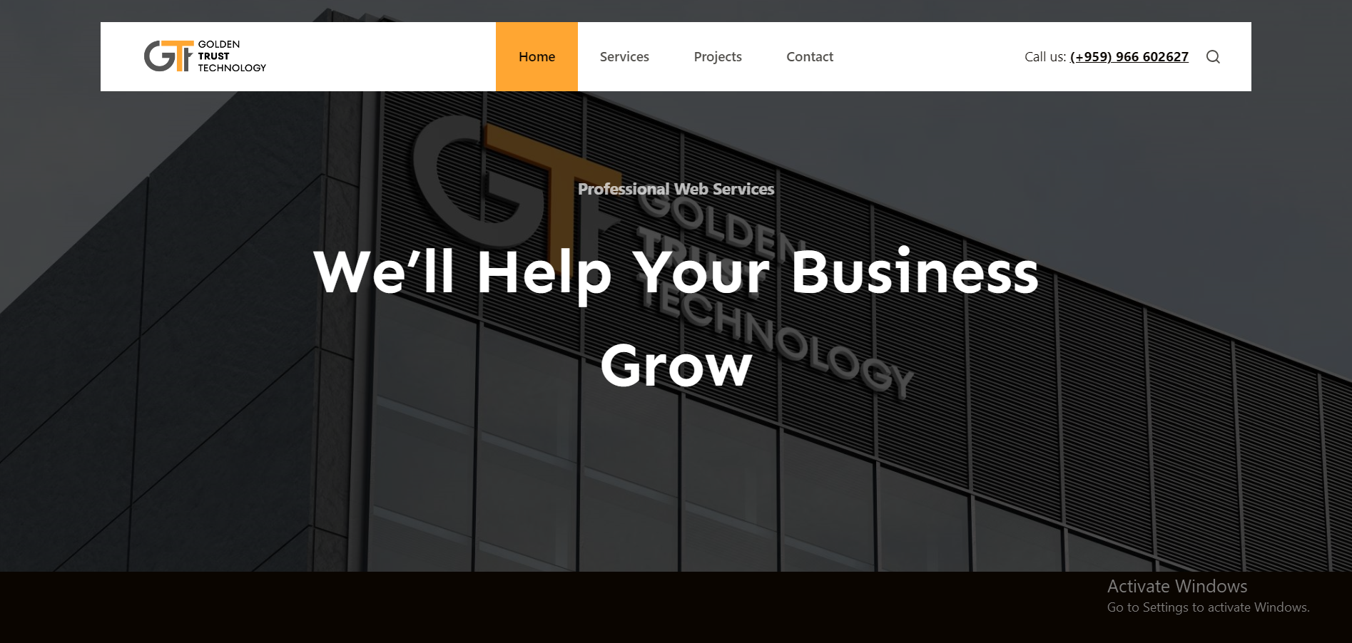 Sunset in the mountains