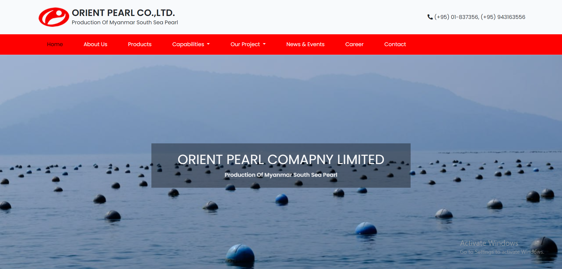 Sunset in the mountains